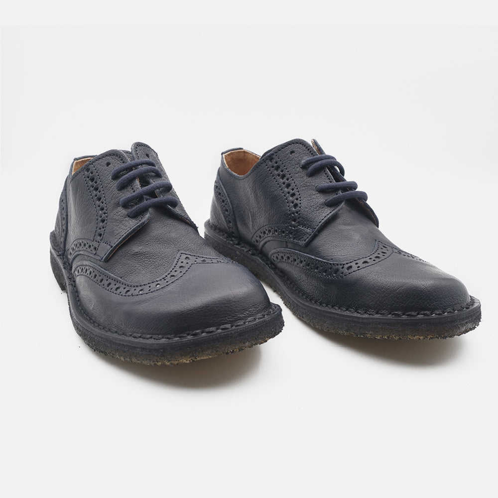 '- ["Artigianato","Derby","Donna","Manufatto Toscano Vinci","Nuovo","Scarpe"] - Manufatto Toscano Vinci Capra Blu 200 - Lupis SRL