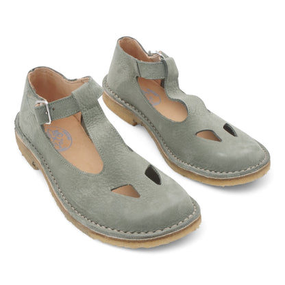  - ["Artigianato","Donna","Manufatto Toscano Vinci","PE25","Sandali Eleganti","Scarpe"] - Manufatto Toscano Vinci Nabuk Verde 3 - Lupis SRL