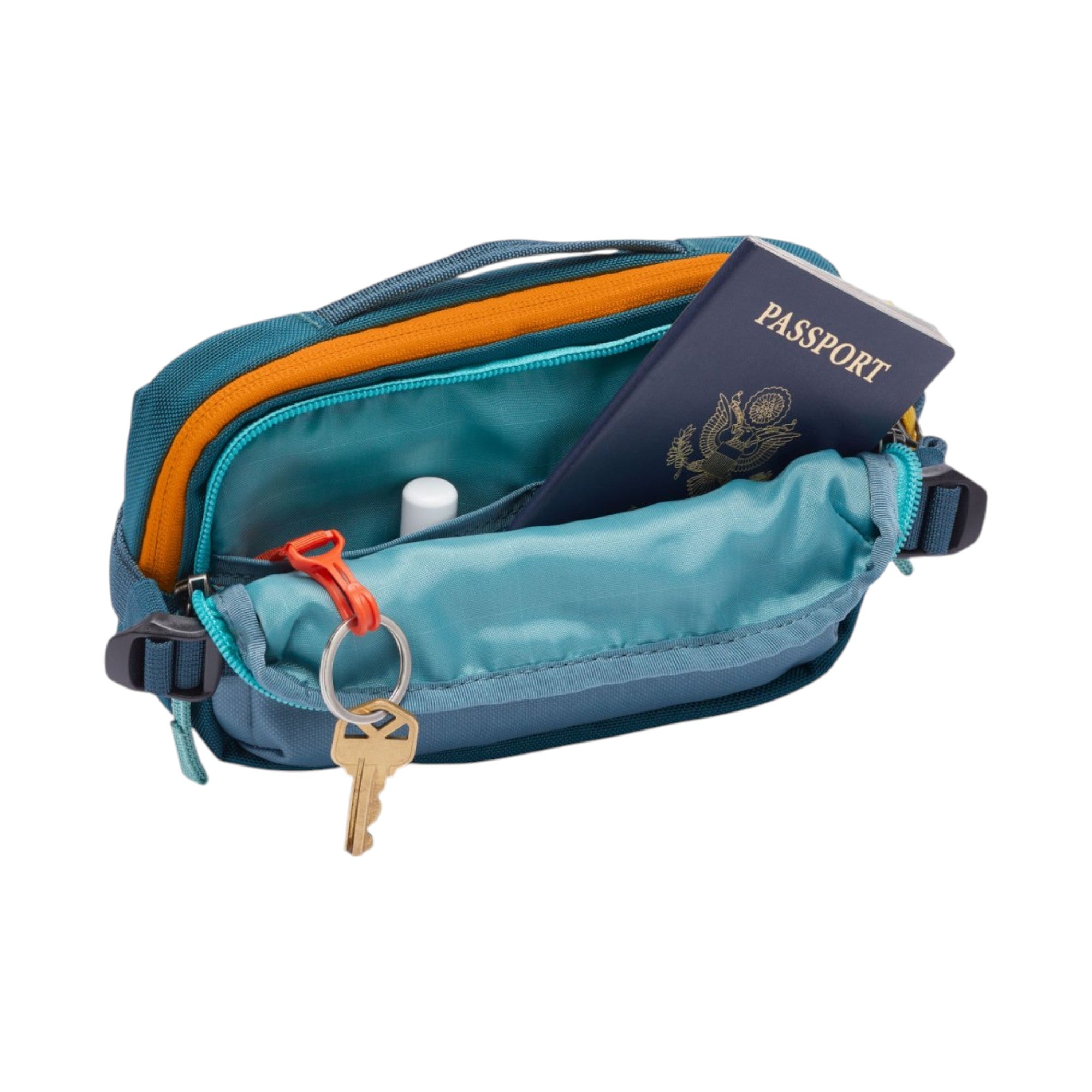Unisex Cotopaxi Allpa X 1.5L Hip Pack Nylon Blue Spruce And Abyss S24492U722