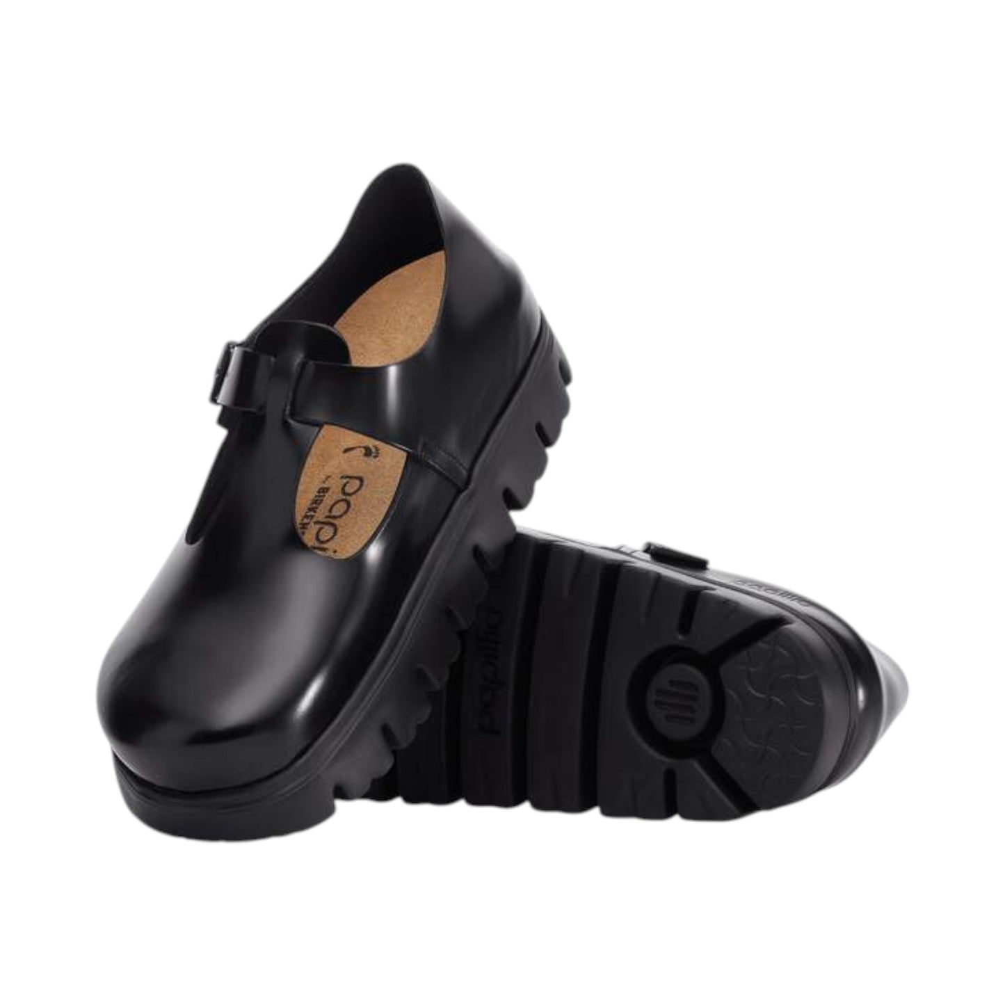 Mary Jane Donna Birkenstock Paris Chunky Pelle Nero 1030559