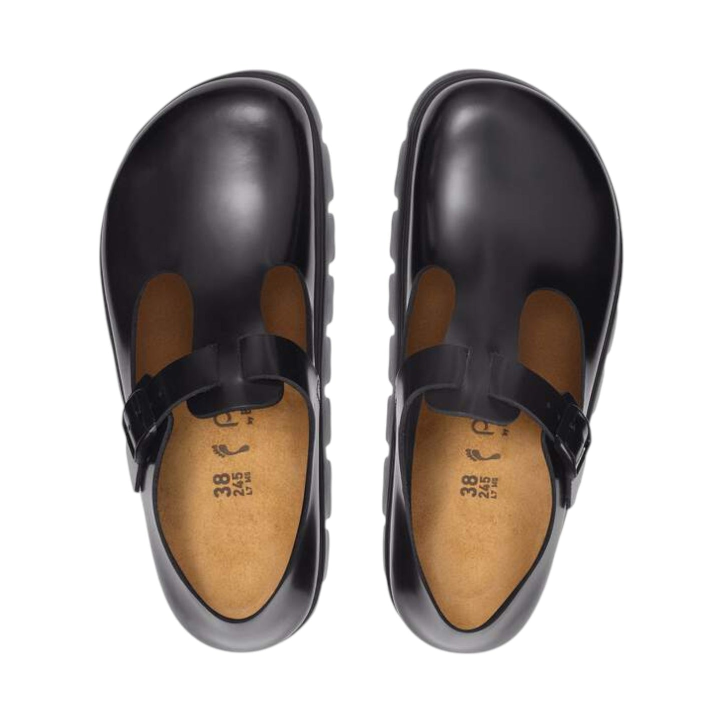 Mary Jane Donna Birkenstock Paris Chunky Pelle Nero 1030559