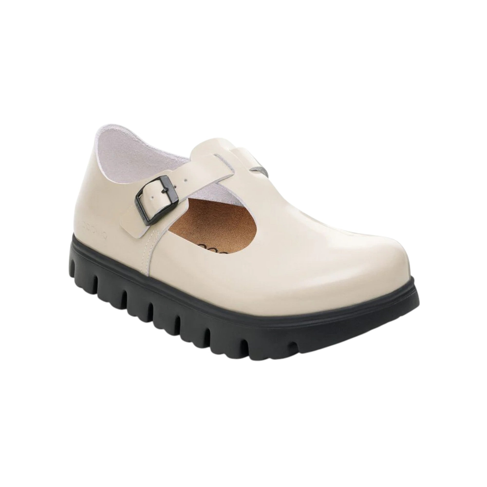 Mary Jane Women Birkenstock Paris Chunky Leather Oyster 1030559