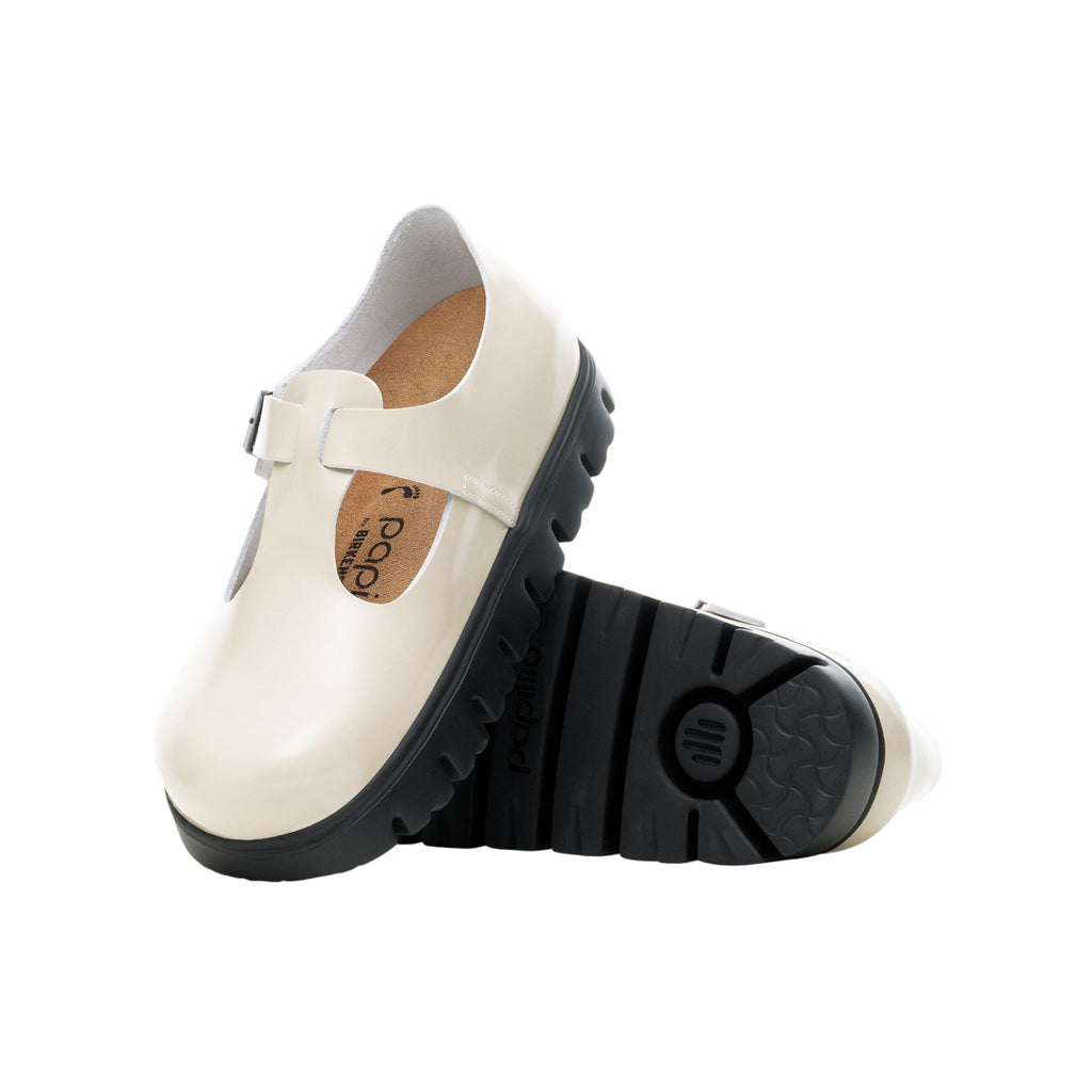 Mary Jane Women Birkenstock Paris Chunky Leather Oyster 1030559