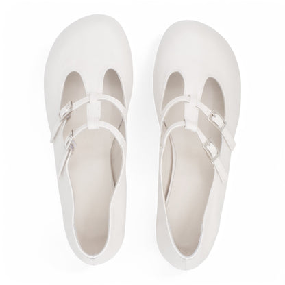  - ["Artigianato","Ballerine","Eva Picci","PE25","Scarpe"] - Mary Jane da Donna Eva Picci Missouri Osso EIOLE03-03 - Lupis SRL