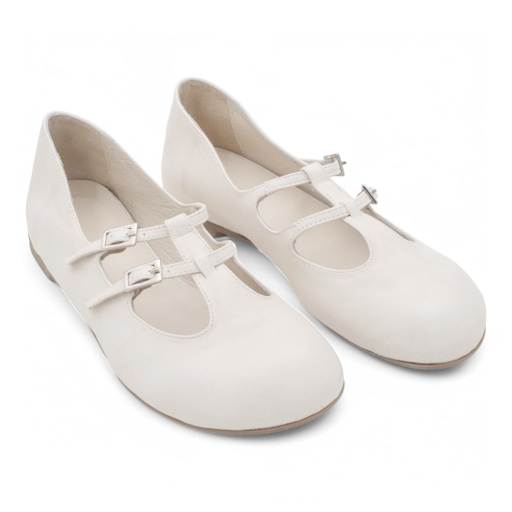  - ["Artigianato","Ballerine","Eva Picci","PE25","Scarpe"] - Mary Jane da Donna Eva Picci Missouri Osso EIOLE03-03 - Lupis SRL