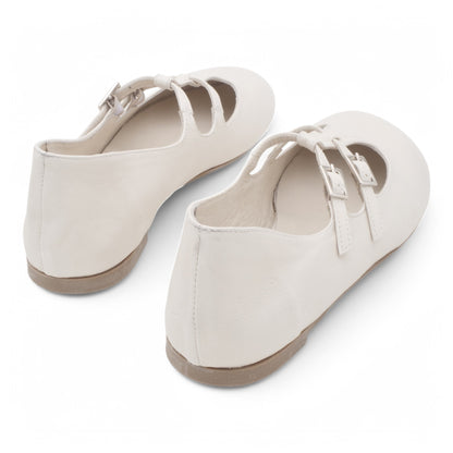  - ["Artigianato","Ballerine","Eva Picci","PE25","Scarpe"] - Mary Jane da Donna Eva Picci Missouri Osso EIOLE03-03 - Lupis SRL