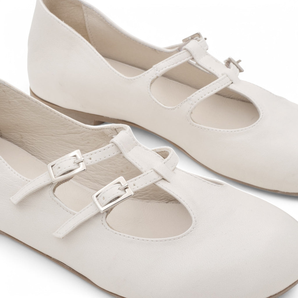  - ["Artigianato","Ballerine","Eva Picci","PE25","Scarpe"] - Mary Jane da Donna Eva Picci Missouri Osso EIOLE03-03 - Lupis SRL