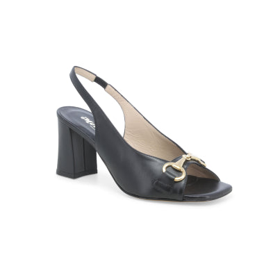 '- ["Donna","Melluso","Scarpe","Slingback"] - Melluso Lena 70 Nero 5420 - Lupis SRL