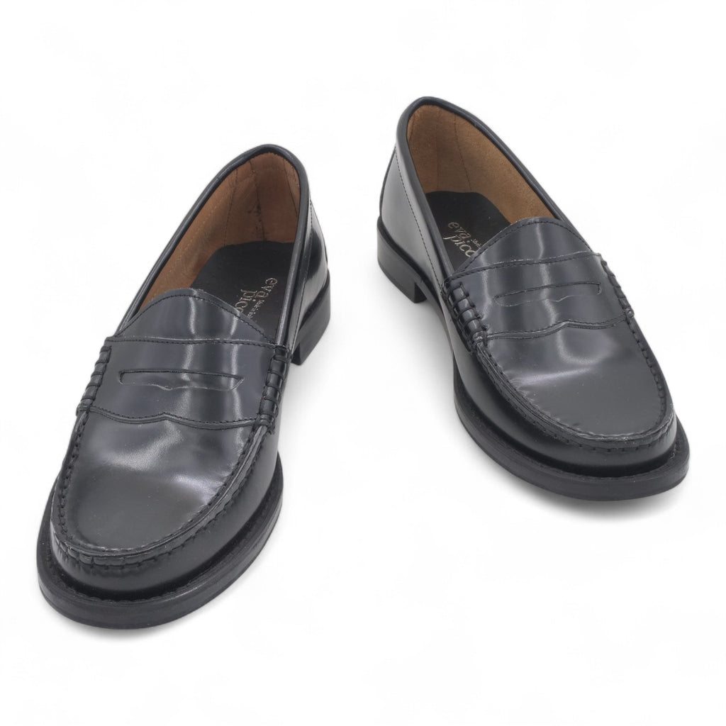  - ["Artigianato","Donna","Eva Picci","Mocassini","Scarpe"] - Mocassini Da Donna Eva Picci 0401 VI Abras Nero C Gom - Lupis SRL