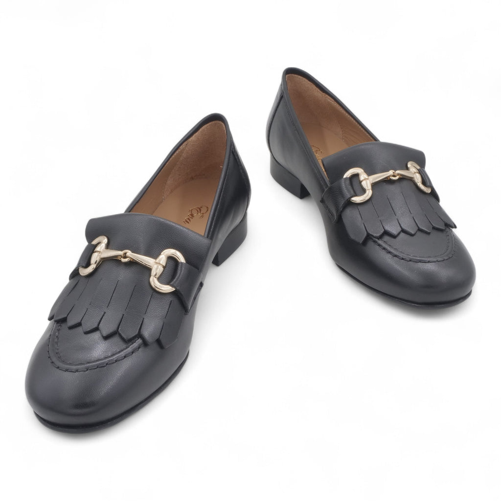  - ["Artigianato","Donna","Eva Picci","Mocassini","Scarpe"] - Mocassini Da Donna Eva Picci 1430 Pelle Nero - Lupis SRL