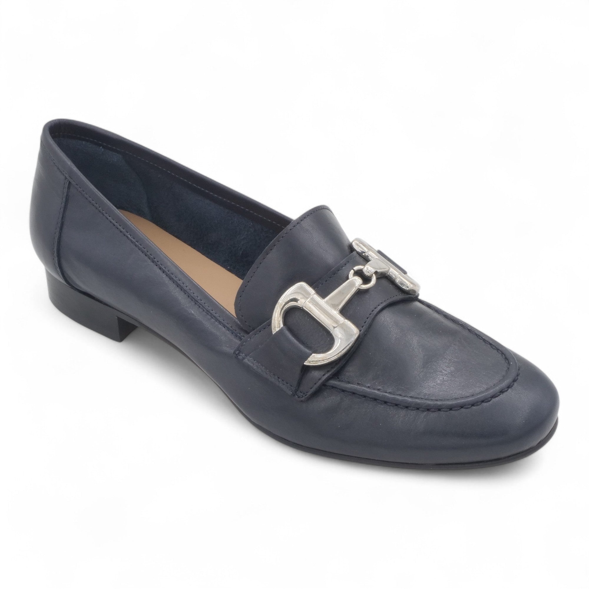 - ["Artigianato","Donna","Eva Picci","Mocassini","Scarpe"] - Mocassini Da Donna Eva Picci 1432 Cuoio Blu - Lupis SRL