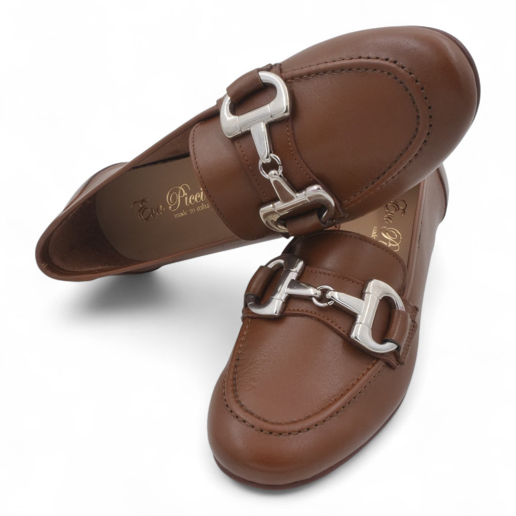  - ["Artigianato","Donna","Eva Picci","Mocassini","Scarpe"] - Mocassini Da Donna Eva Picci 1432 Pelle Cuoio - Lupis SRL