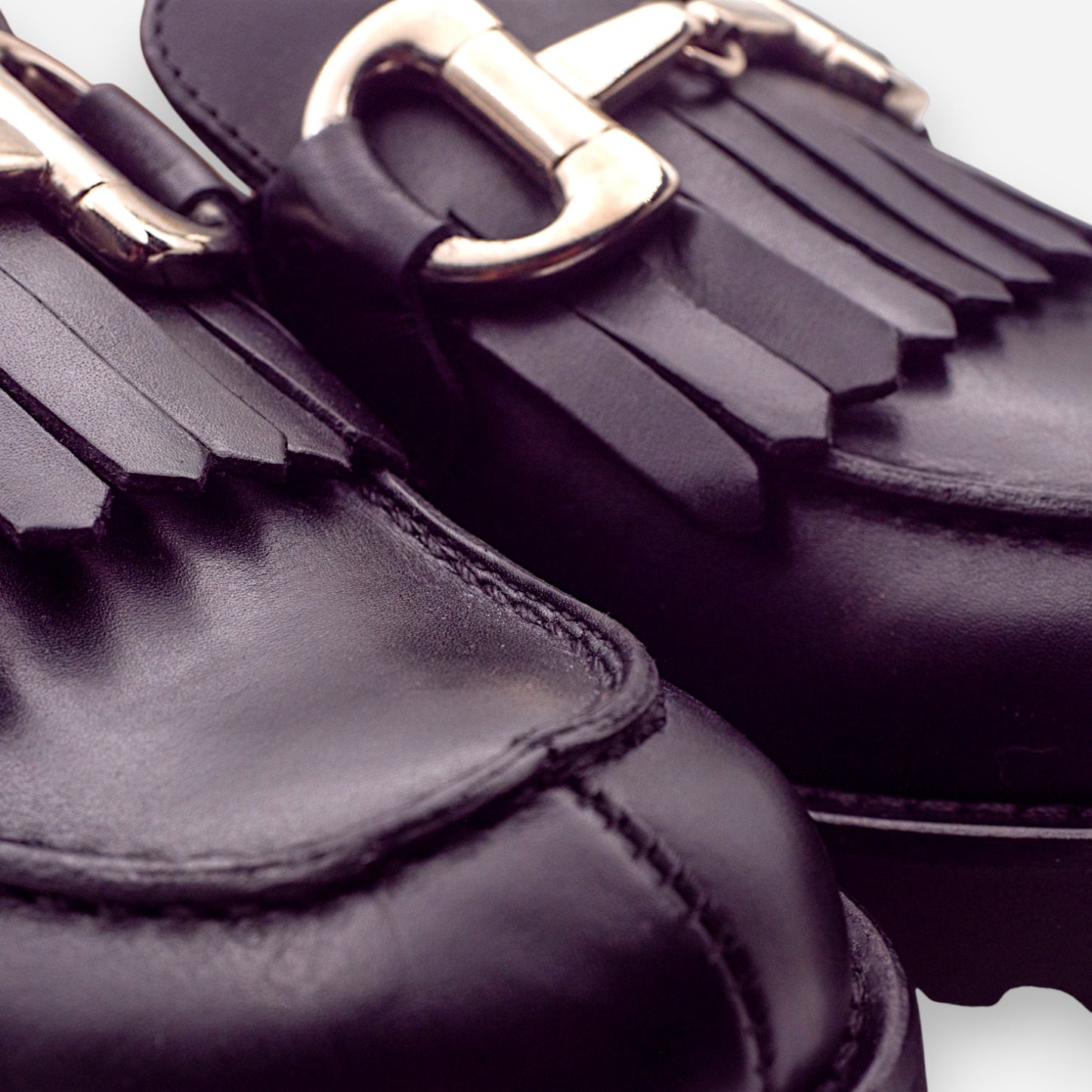 Mocassini Donna Eva Picci Pelle Vitello Nero 1154