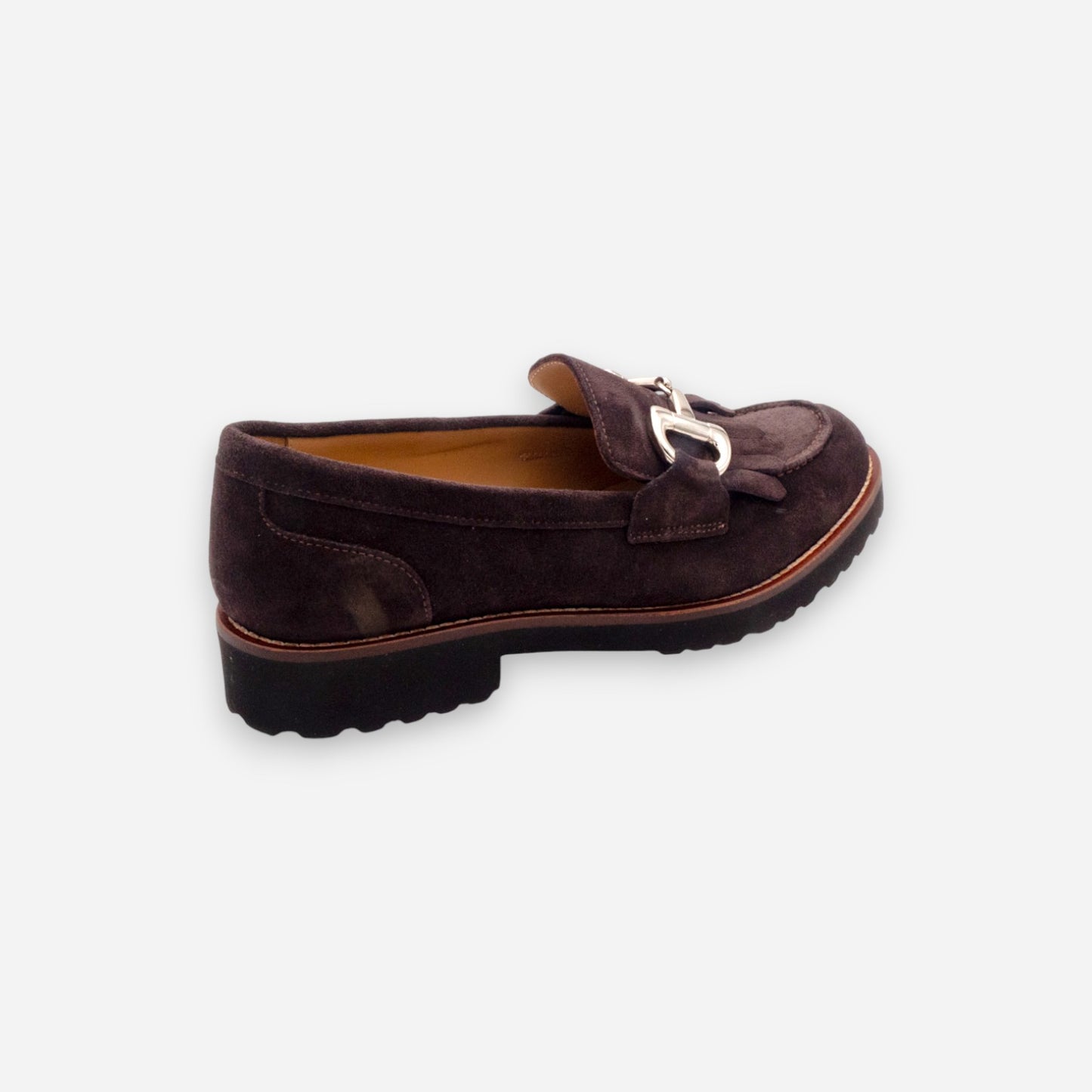 Mocassini Donna Eva Picci Velour Testa di Moro 1154