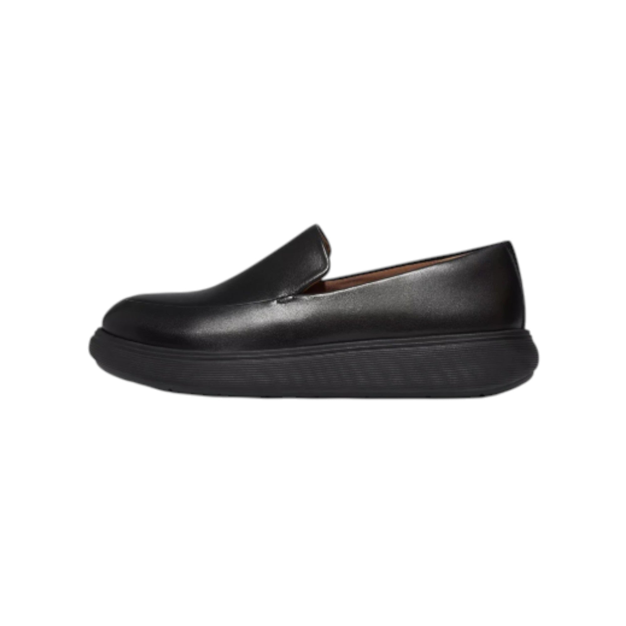 Women's Moccasins FitFlop Iq-Comff Loafers Leather Black E2W-90