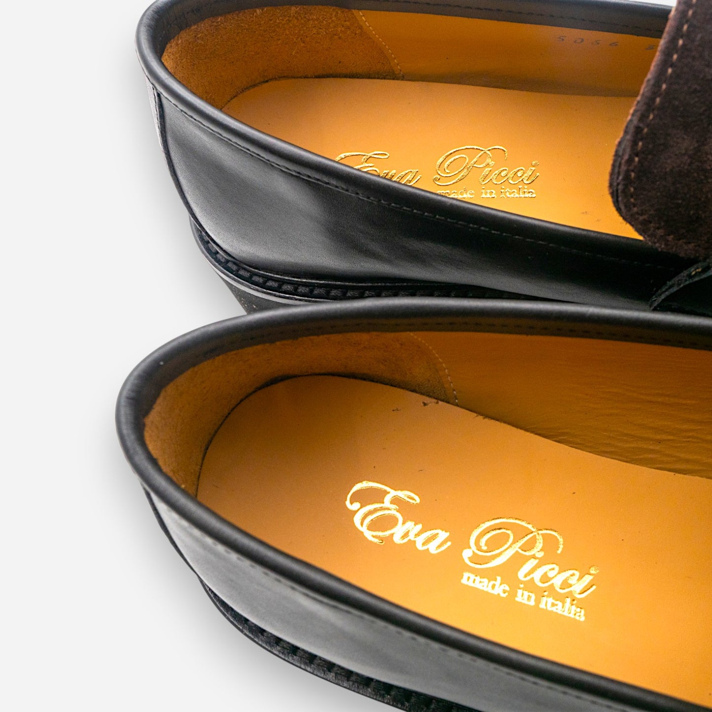 Mocassini Platform Donna Eva Picci Velour Pelle Richfield 5066