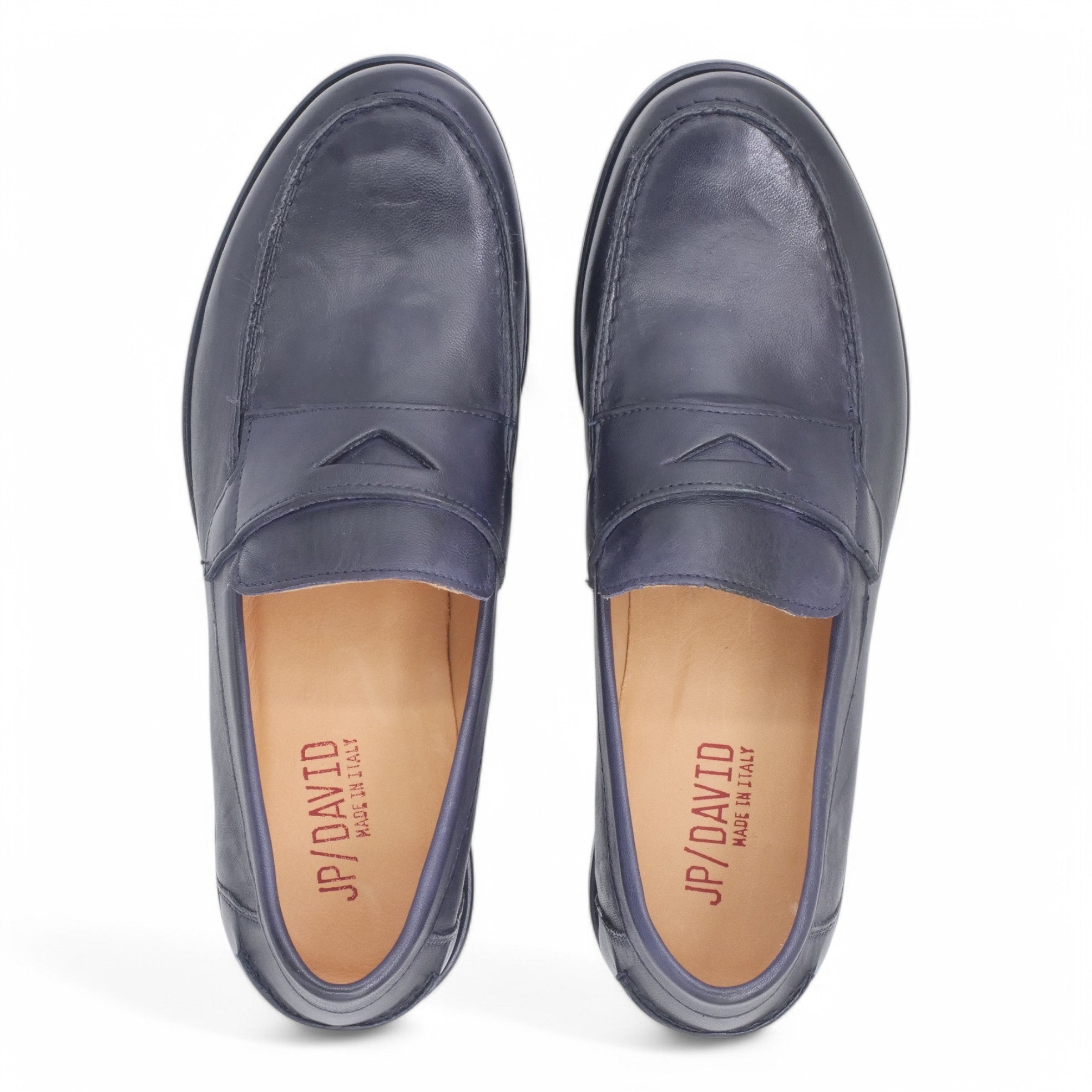  - ["Artigianato","JP\/DAVID","Mocassini","PE25","Scarpe","Uomo"] - Mocassini Uomo JP/DAVID Papua Blue 2580/1/170 - Lupis SRL