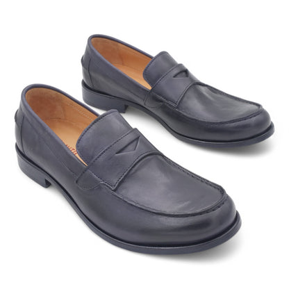  - ["Artigianato","JP\/DAVID","Mocassini","PE25","Scarpe","Uomo"] - Mocassini Uomo JP/DAVID Papua Blue 2580/1/170 - Lupis SRL