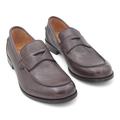  - ["Artigianato","JP\/DAVID","Mocassini","PE25","Scarpe","Uomo"] - Mocassini Uomo JP/DAVID Papua Marrone 2580/1/176 - Lupis SRL