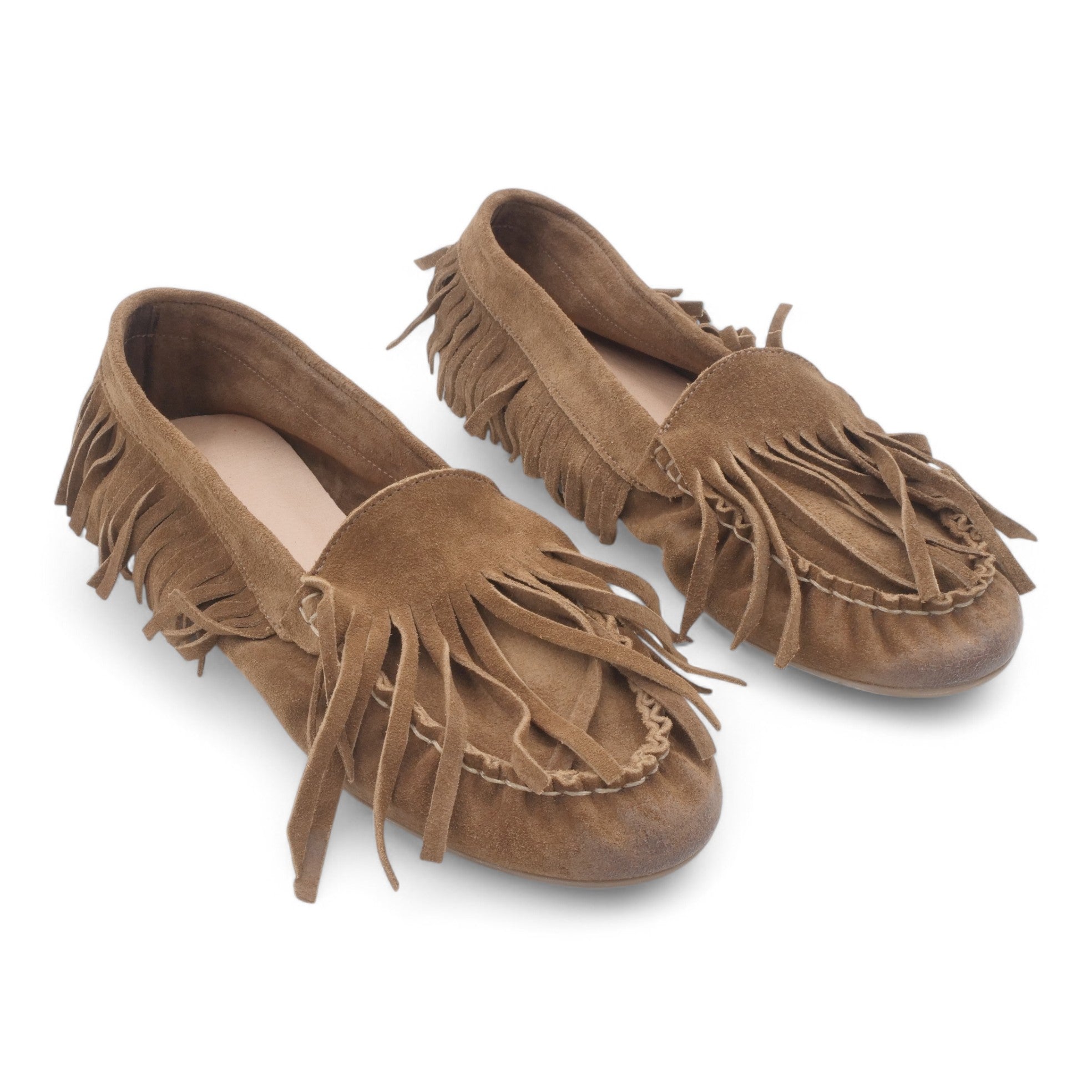  - ["Artigianato","Eva Picci","Mocassini","PE25","Scarpe"] - Mocassini da Donna Eva Picci Camoscio Sand EKLEI05-01 - Lupis SRL