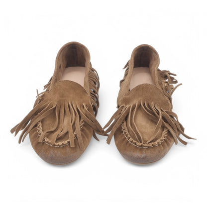  - ["Artigianato","Eva Picci","Mocassini","PE25","Scarpe"] - Mocassini da Donna Eva Picci Camoscio Sand EKLEI05-01 - Lupis SRL