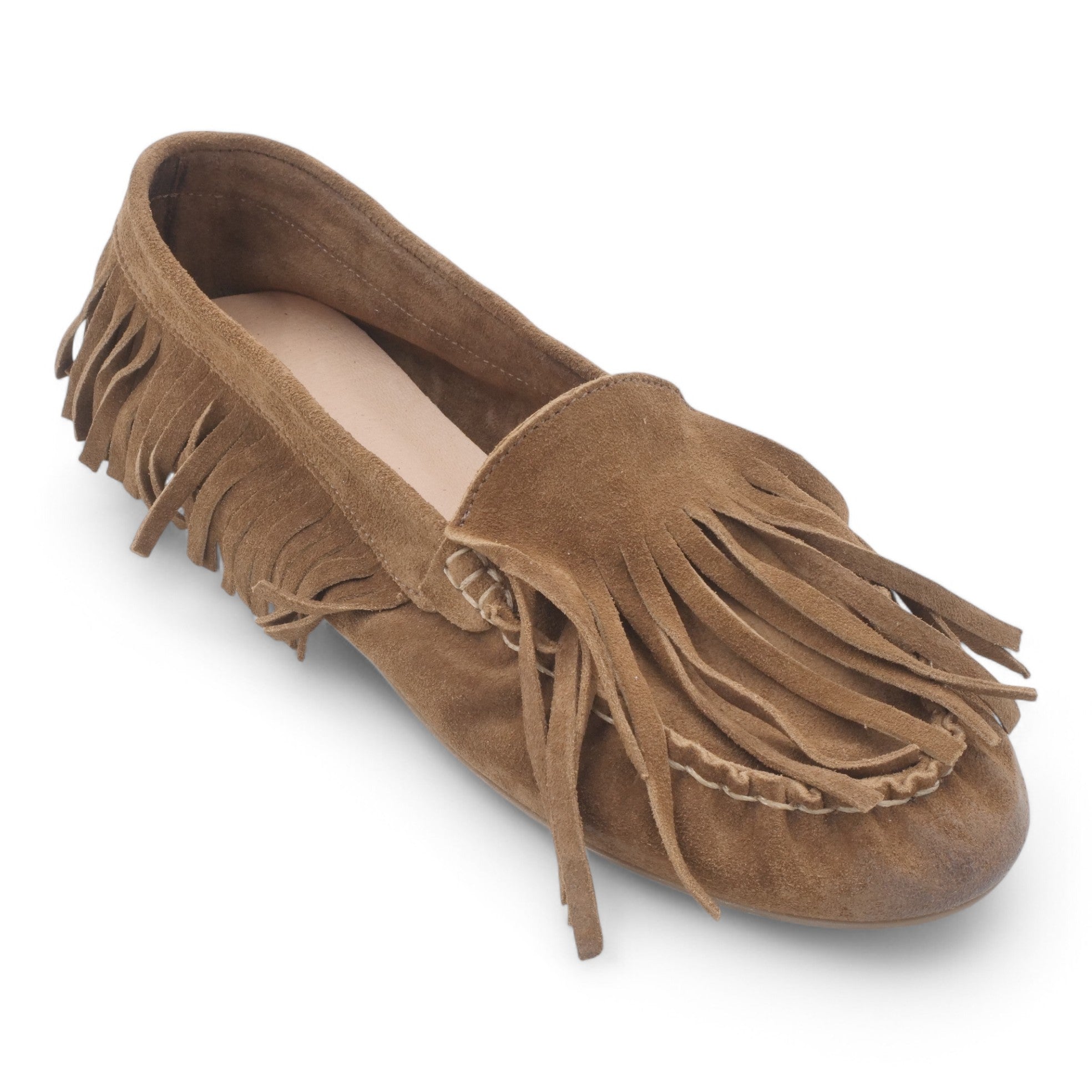  - ["Artigianato","Eva Picci","Mocassini","PE25","Scarpe"] - Mocassini da Donna Eva Picci Camoscio Sand EKLEI05-01 - Lupis SRL