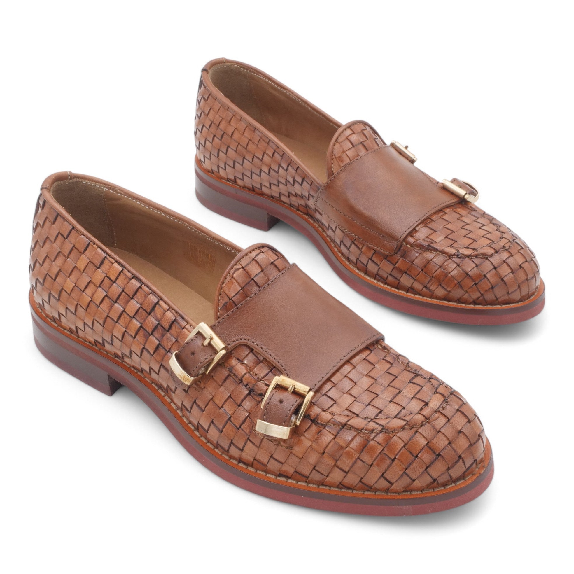  - ["Artigianato","Donna","Eva Picci","Mocassini","PE25","Scarpe"] - Mocassino da Donna Intrecciato Eva Picci Cuoio 0414 - Lupis SRL