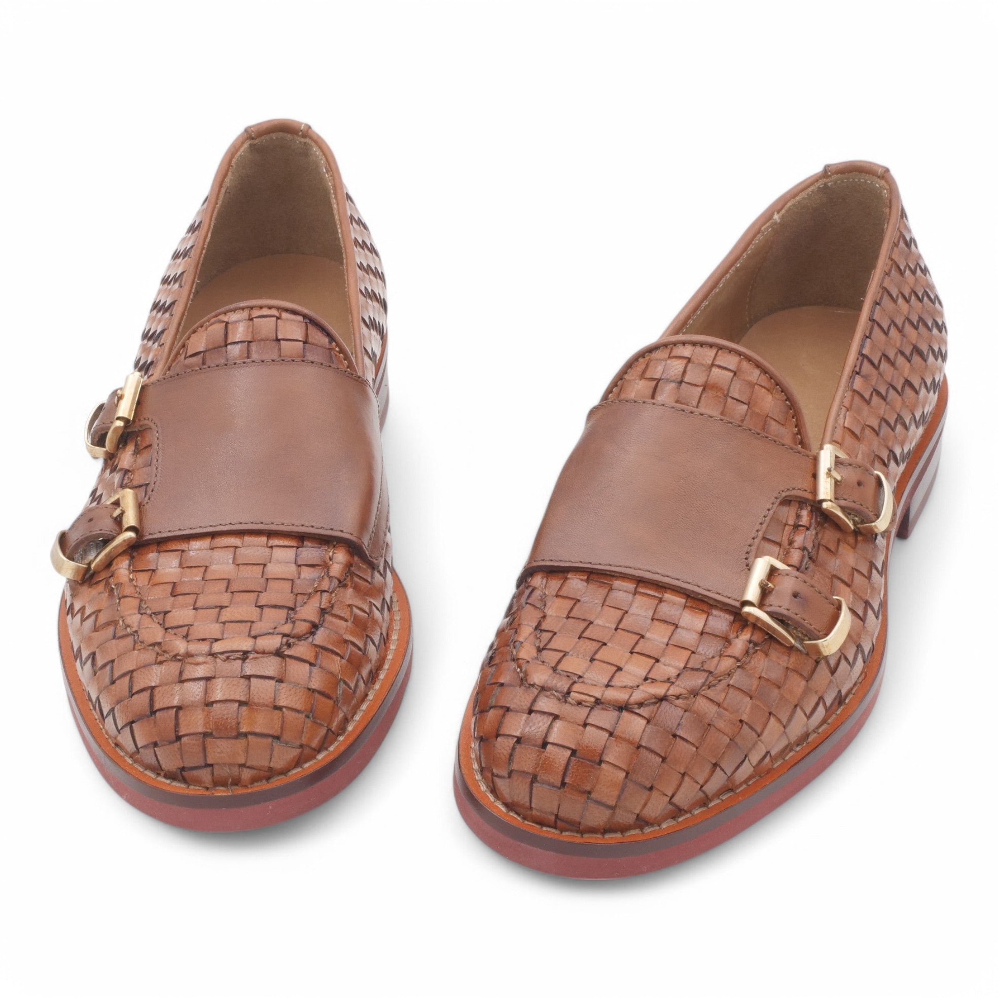  - ["Artigianato","Donna","Eva Picci","Mocassini","PE25","Scarpe"] - Mocassino da Donna Intrecciato Eva Picci Cuoio 0414 - Lupis SRL