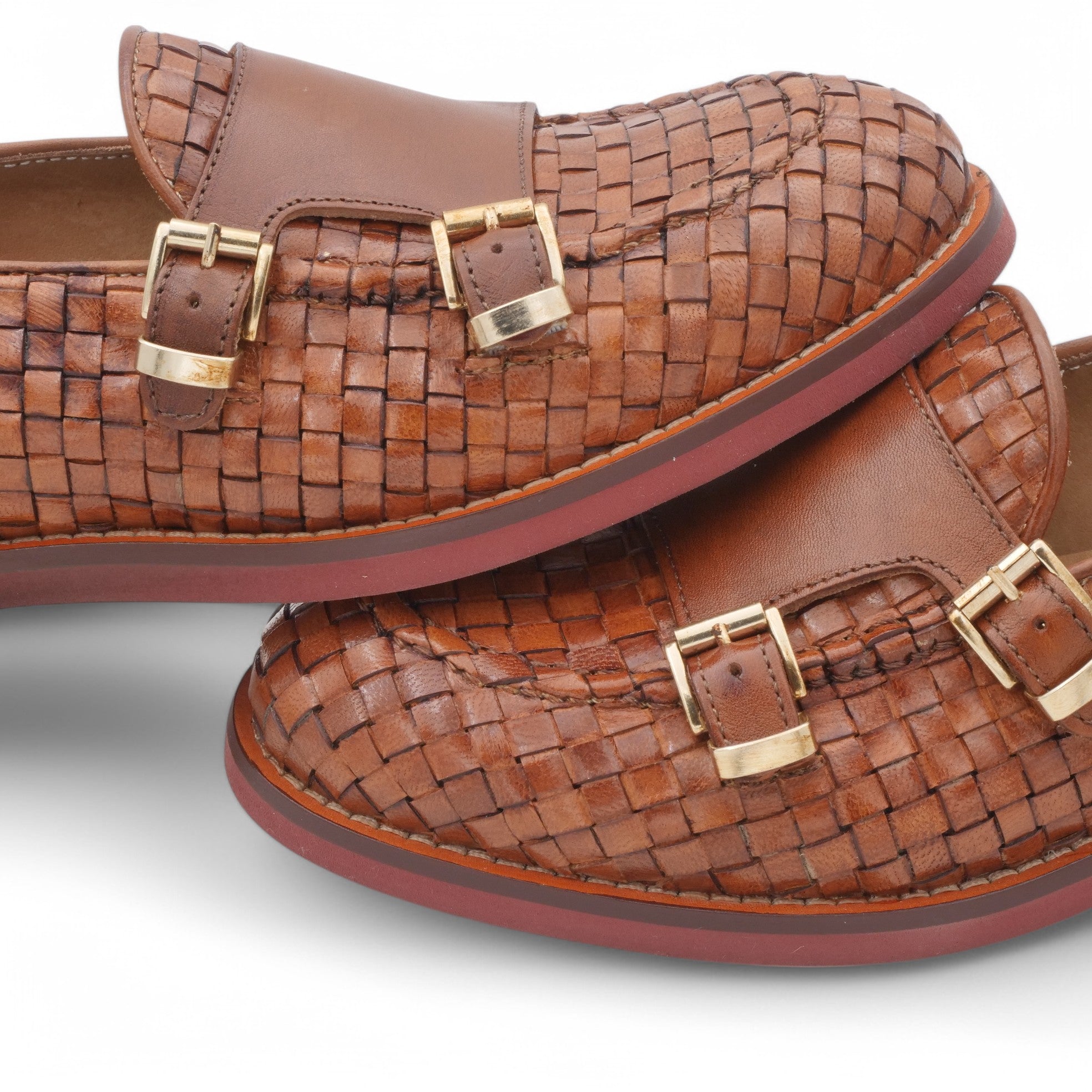  - ["Artigianato","Donna","Eva Picci","Mocassini","PE25","Scarpe"] - Mocassino da Donna Intrecciato Eva Picci Cuoio 0414 - Lupis SRL