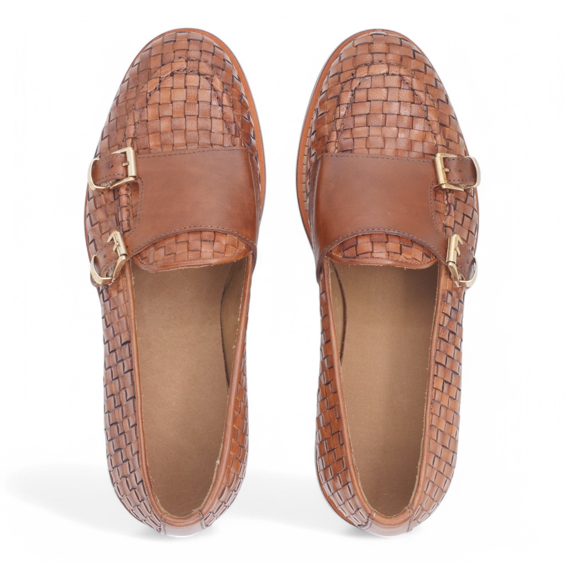  - ["Artigianato","Donna","Eva Picci","Mocassini","PE25","Scarpe"] - Mocassino da Donna Intrecciato Eva Picci Cuoio 0414 - Lupis SRL