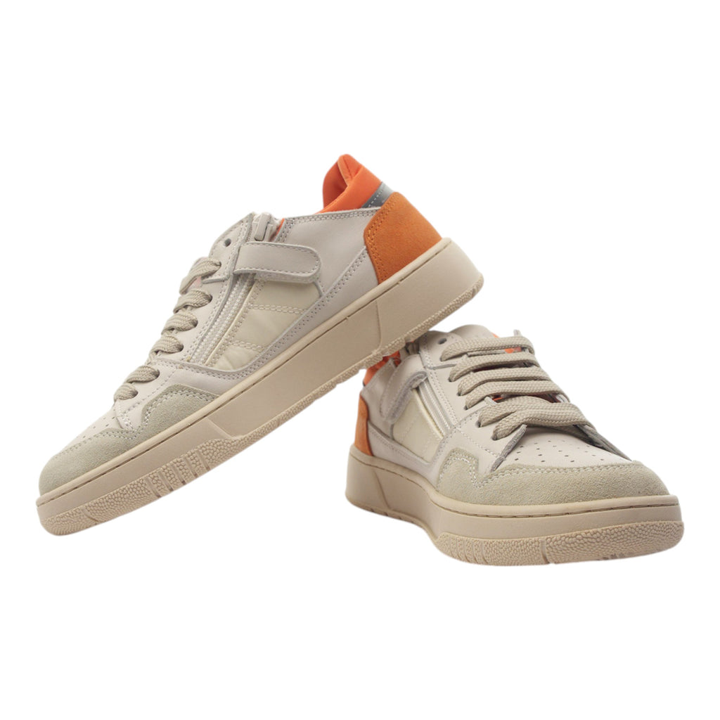 '- ["Artigianato","Donna","Kids","Morelli","Scarpe","Scarpe sportive","Sneakers"] - Morelli 52100 Sneakers Beige Arancio - Lupis SRL
