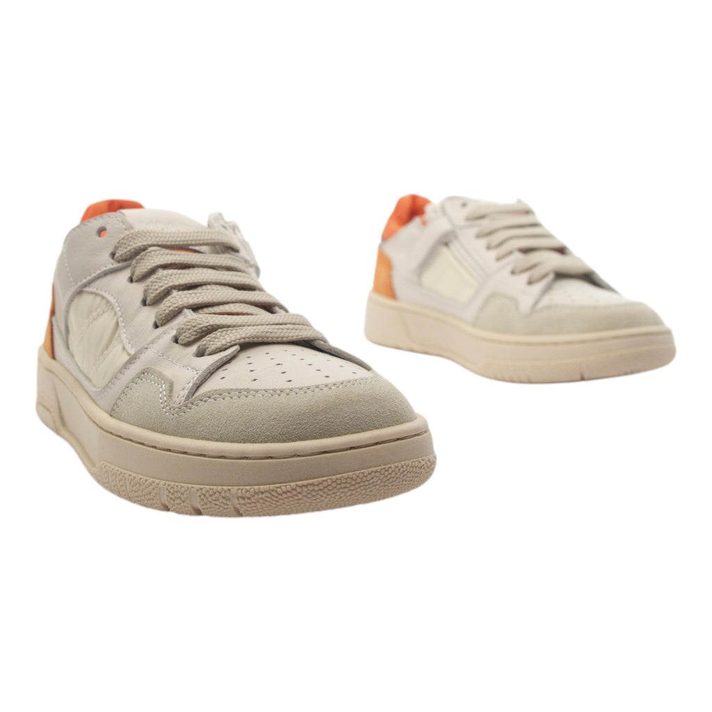 '- ["Artigianato","Donna","Kids","Morelli","Scarpe","Scarpe sportive","Sneakers"] - Morelli 52100 Sneakers Beige Arancio - Lupis SRL