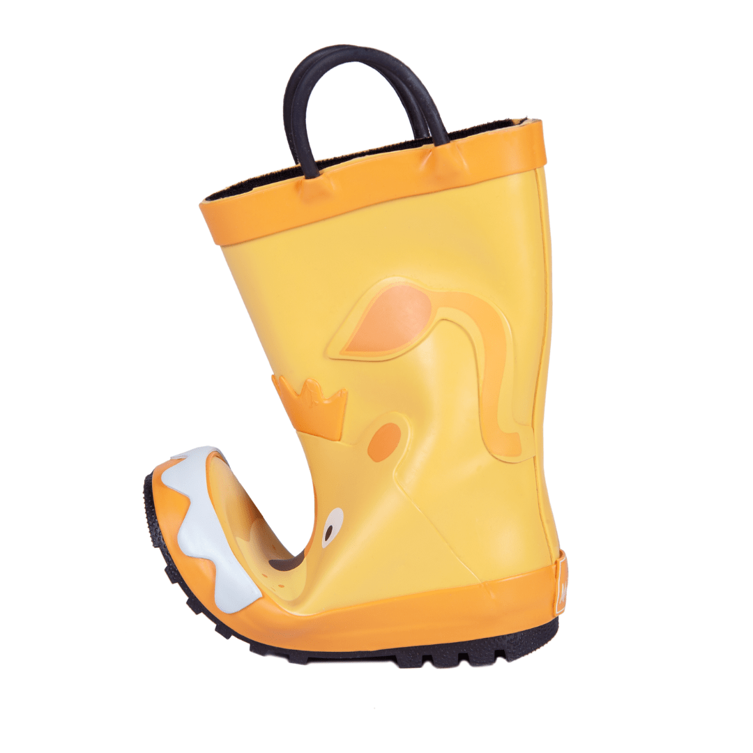  - ["Kids","Mr. Tiggle","Scarpe","Stivali di gomma","Ultima Taglia"] - Mr. Tiggle Rain Boots Leone Giallo 001 019 - Lupis SRL