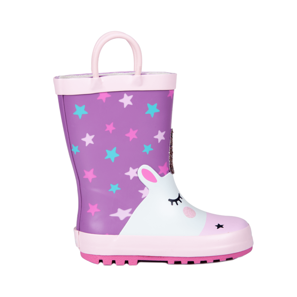  - ["Kids","Mr. Tiggle","Scarpe","Stivali di gomma"] - Mr. Tiggle Rain Boots Unicorno Stelle 001-023 - Lupis SRL