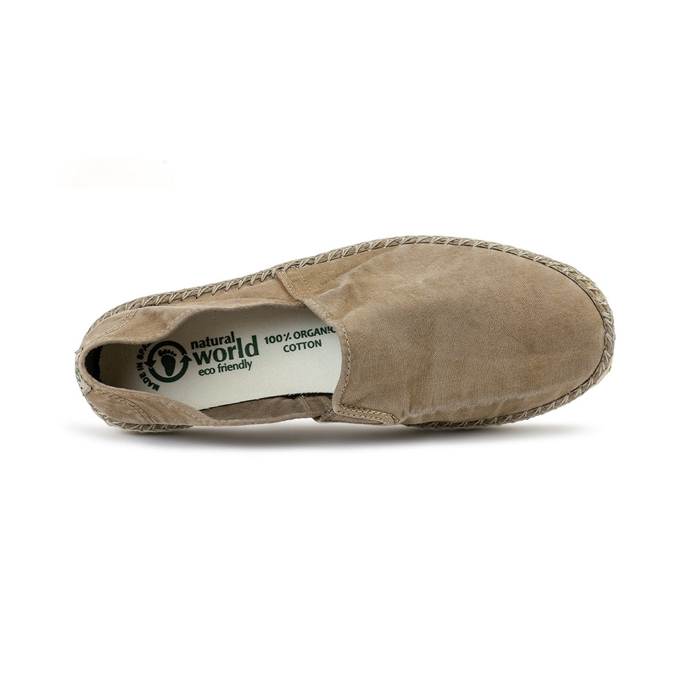  - ["Natural World","Scarpe","Slip-on","Ultima Taglia","Uomo"] - Natural World 325 Espadrillas Beige - Lupis SRL