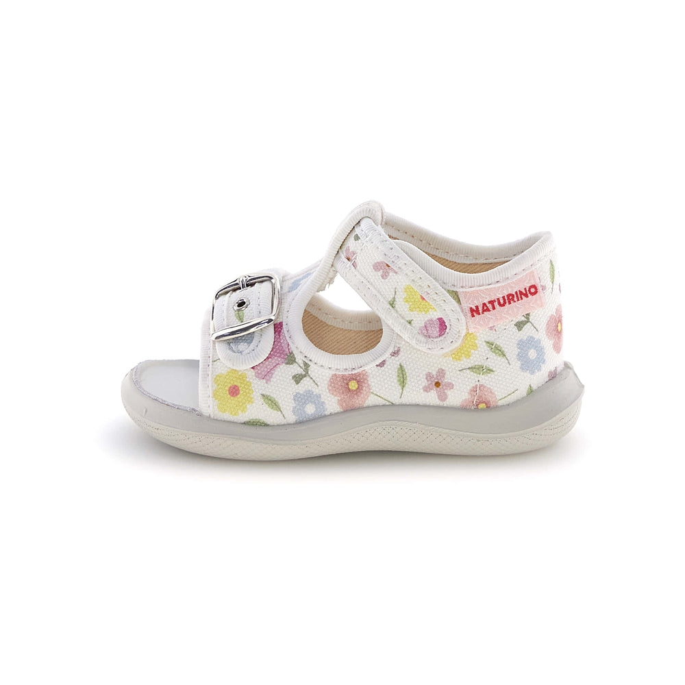 Naturino Sandali Kids Paros Canvas Flowering White 1500757-44-0N01