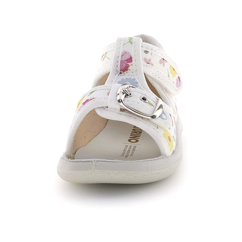 Naturino Sandali Kids Paros Canvas Flowering White 1500757-44-0N01