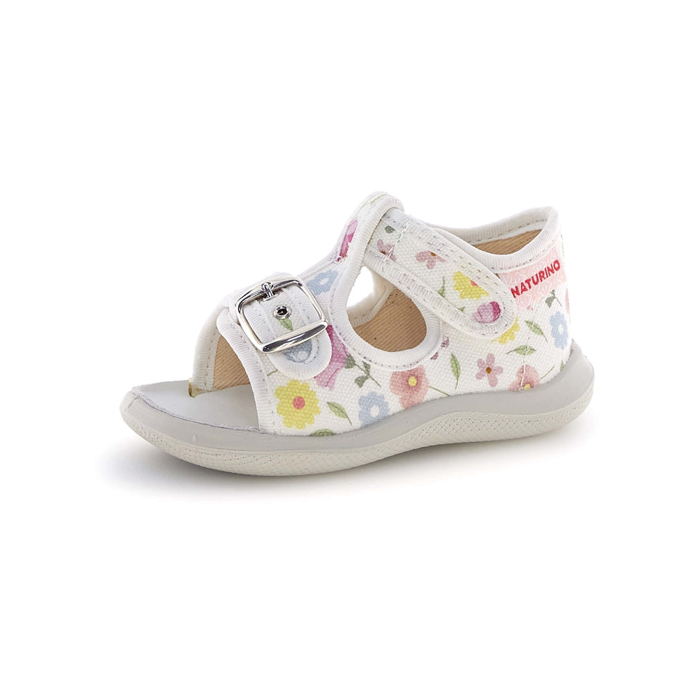 Naturino Sandali Kids Paros Canvas Flowering White 1500757-44-0N01