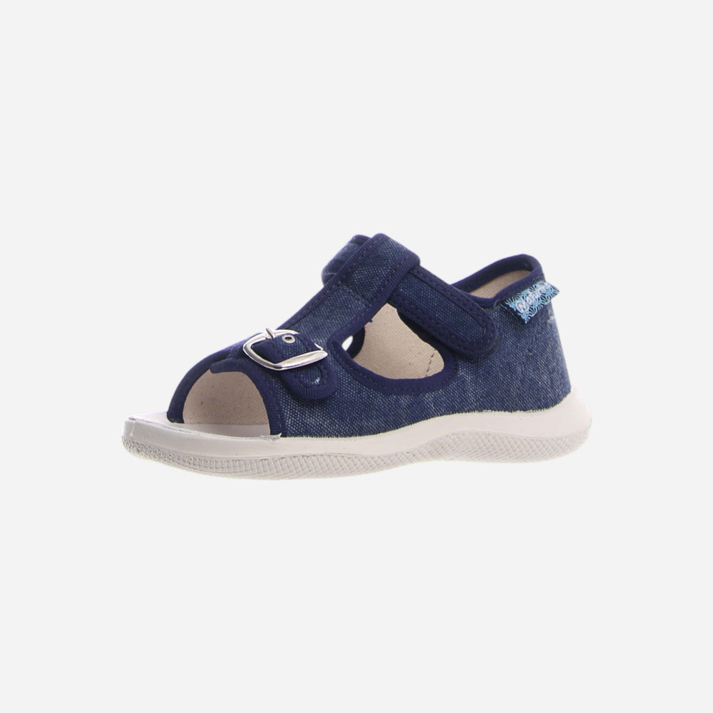 Naturino Kids' Sandals Paros Canvas Jeans 1500757-01-0C06