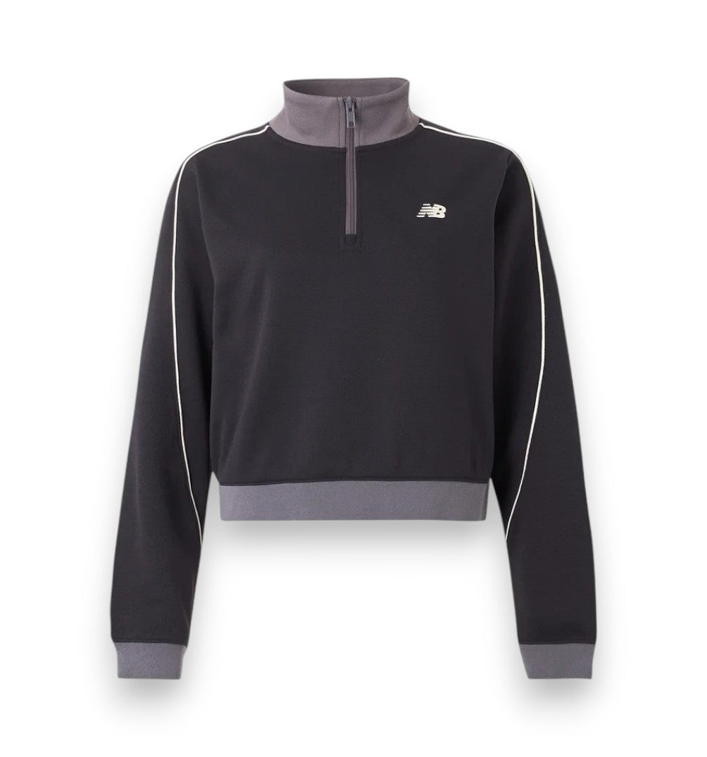 New Balance Sport Legacy Pique 1 4 Zip Dark Night WT62T50MDNT