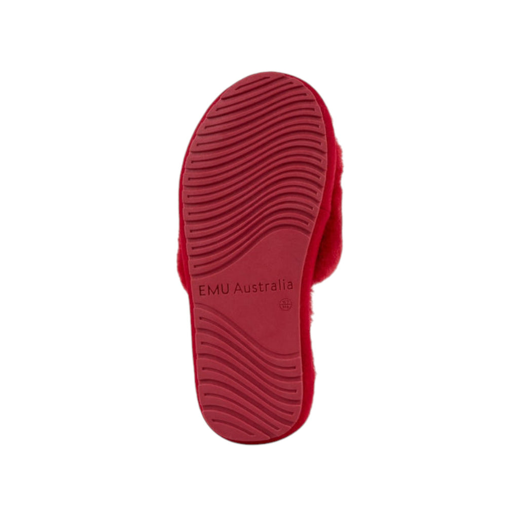  - ["Donna","Emu","FW25","Pantofole","Scarpe"] - Pantofole Donna Emu Mckay Montone Gomma Cherry W13088-CHER - Lupis SRL