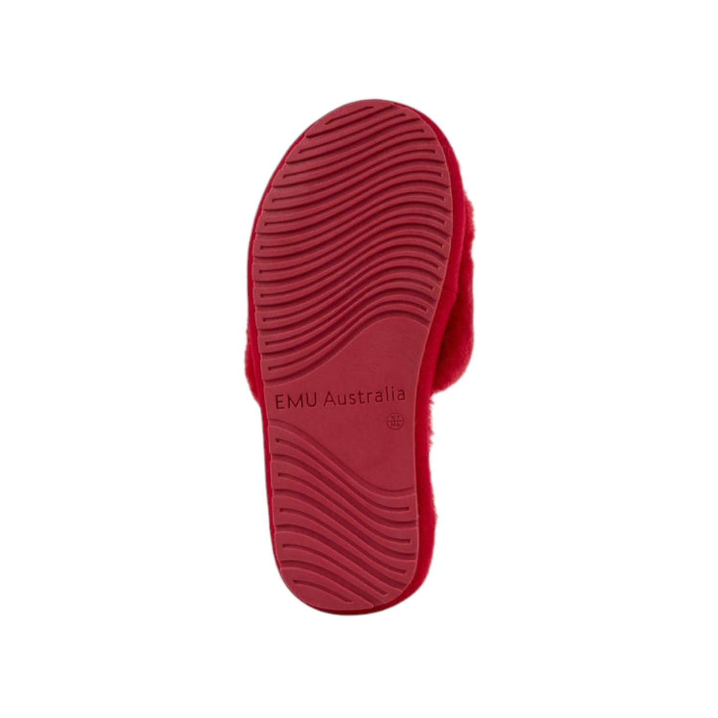 Pantofole Donna Emu Mckay Montone Gomma Cherry W13088-CHER