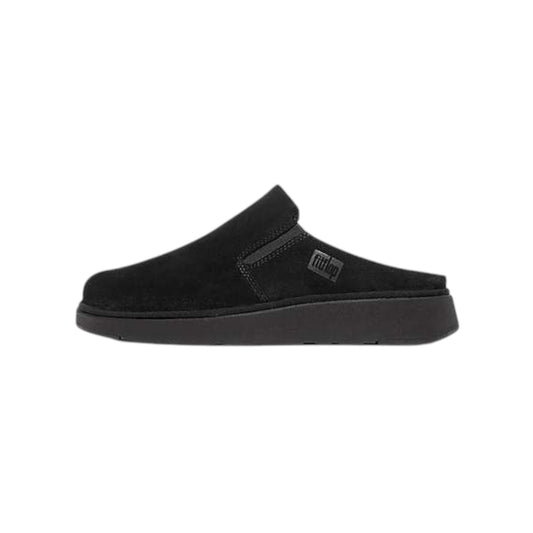 Pantofole Donna FitFlop Gen-Ff Elasticated Mules Suede Black IF6-001