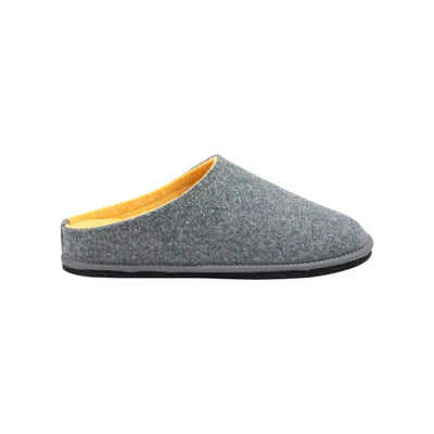 Lowenweiss Easy Bicolor Wool Felt Slippers for Women, Jeans-Canary Yellow 6800BC-310-100
