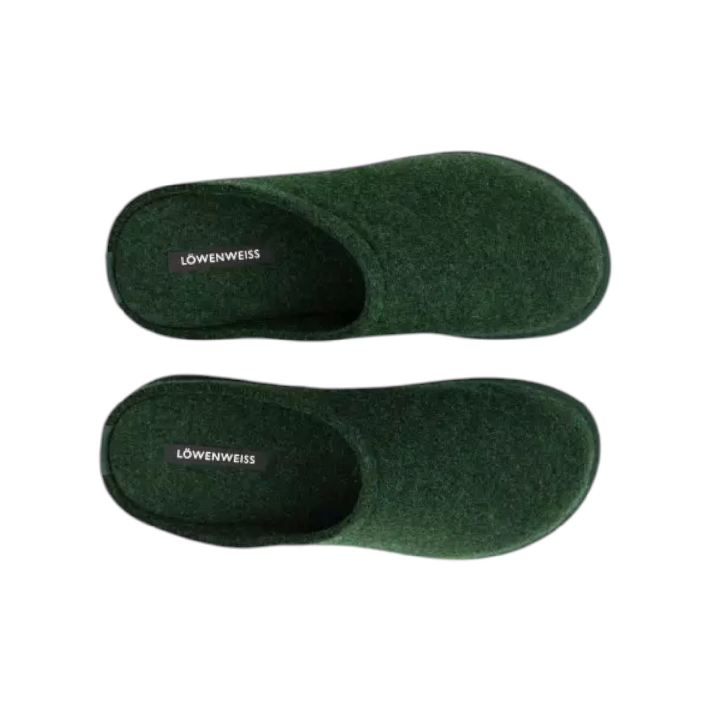 Pantofole Donna Lowenweiss Easy Con Estraibile Feltro Verde Bosco 6800MC-477