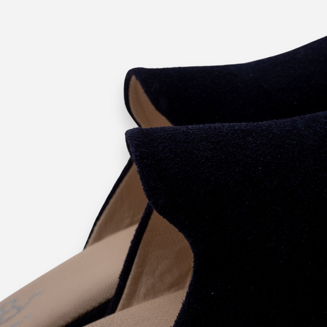 Pantofole Donna da camera CRB 4032 Camoscio Blu