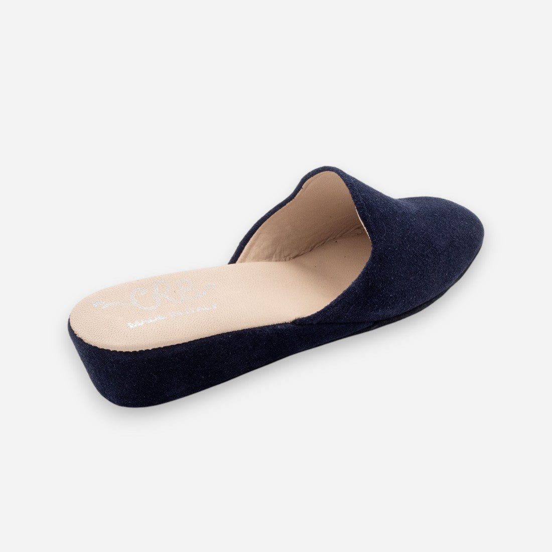 Pantofole Donna da camera CRB 4032 Camoscio Blu