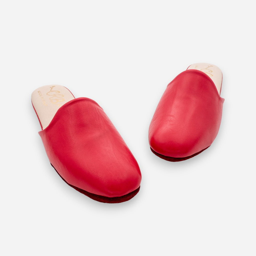 CRB 4032 Nappa Red Women's Bedroom Slippers