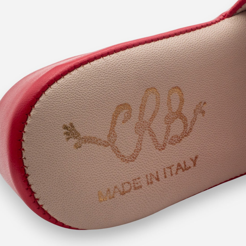 CRB 4032 Nappa Red Women's Bedroom Slippers