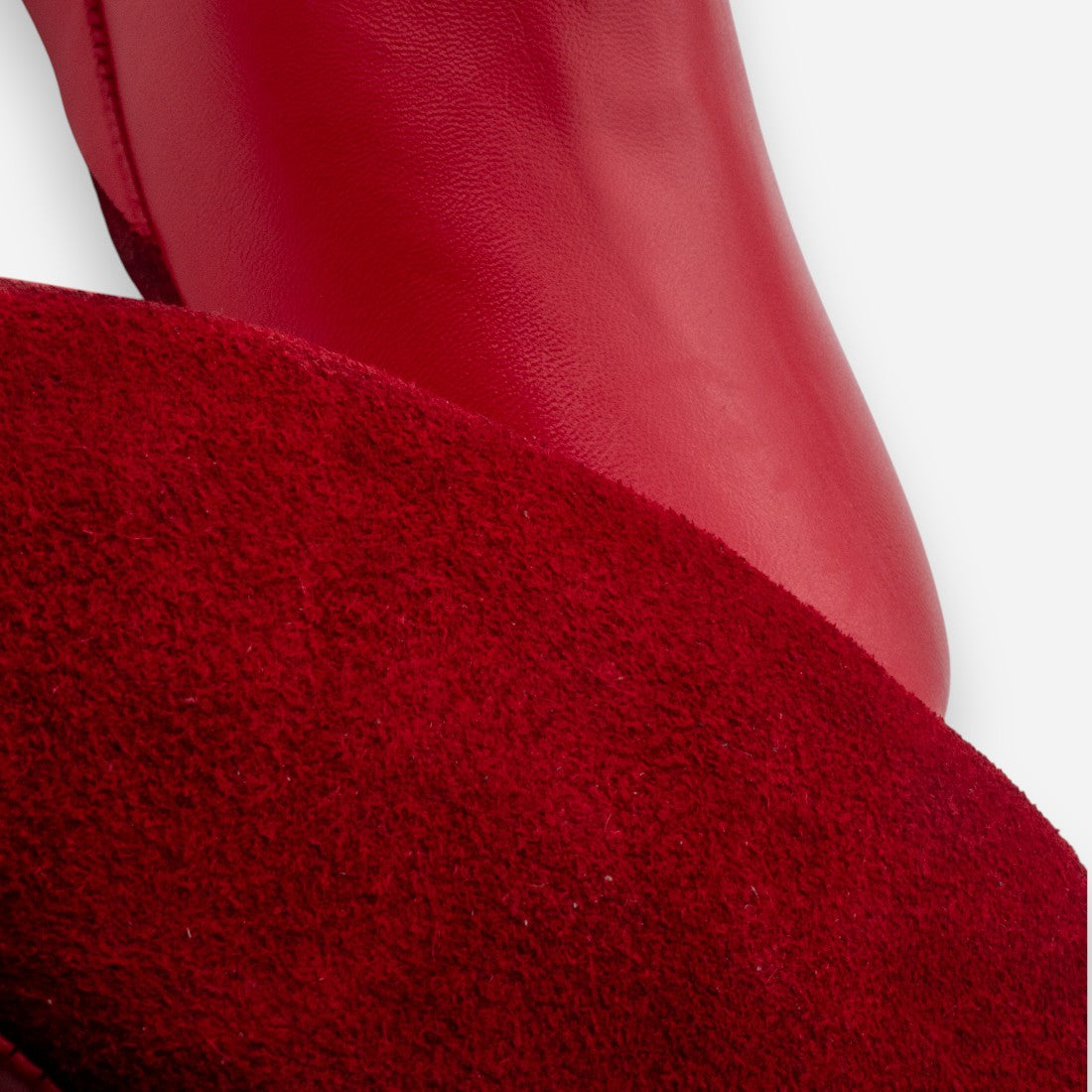 Pantofole Donna da camera CRB 4032 Nappa Rosso